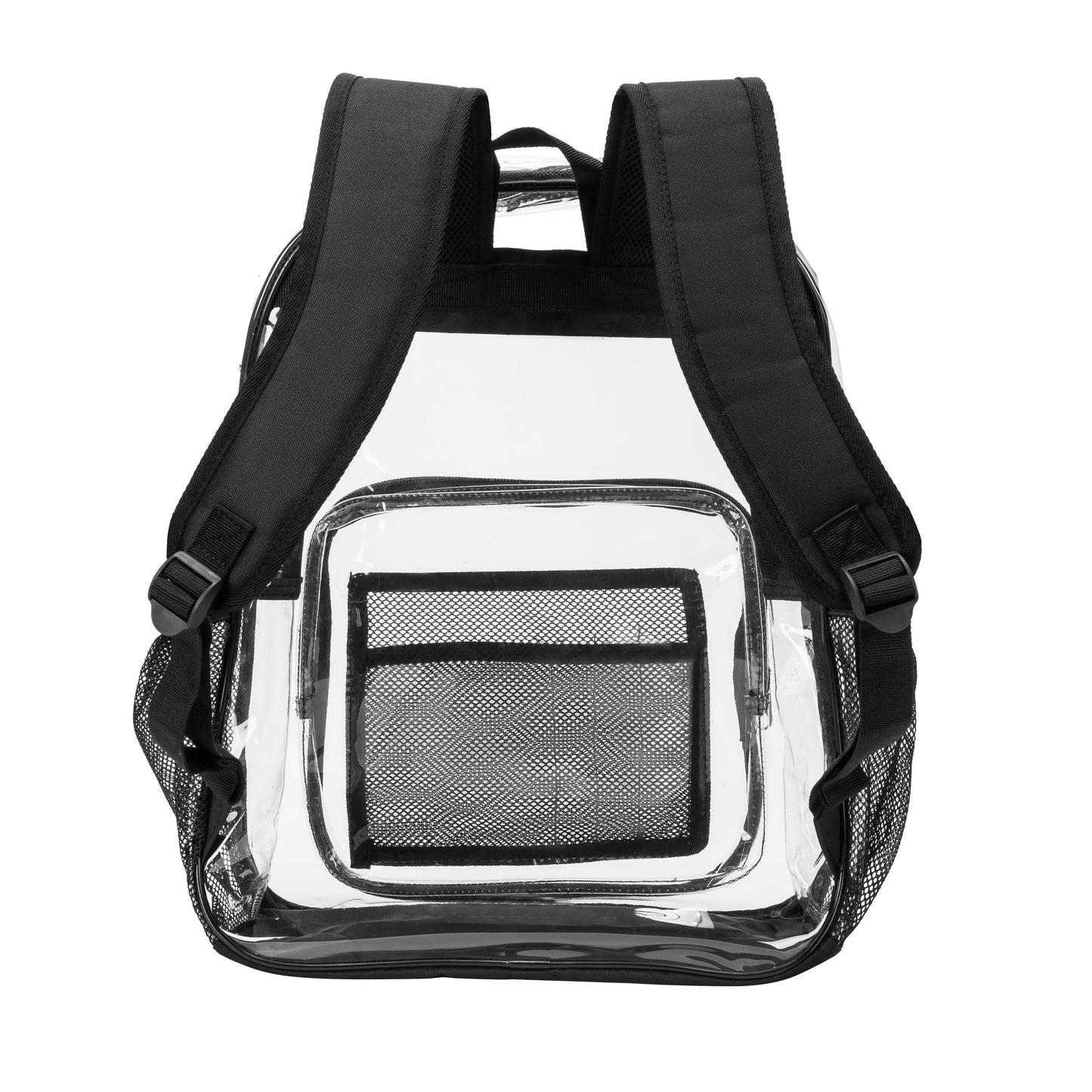 Heavy Duty Clear Backpack - Black